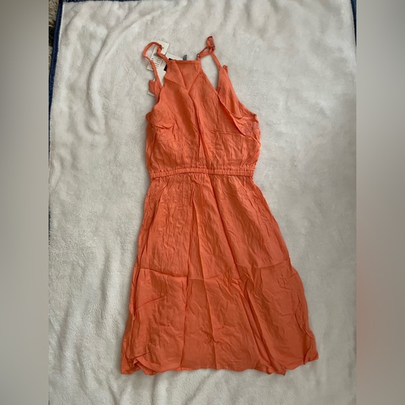 Rip Curl Coral Summer Dress - Picture 4 of 5